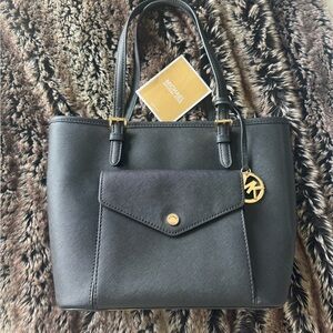 Michael Kors Black Jet Set Tote